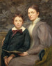 Mme William T. Evans och hennes son - Henry Oliver Walker — vy av konstverket
