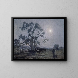 Le chêne d'Abraham - Henry Ossawa Tanner — inramlat konstverk på väggen