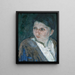 Tête de femme à Jérusalem - Henry Ossawa Tanner — inramlat konstverk på väggen