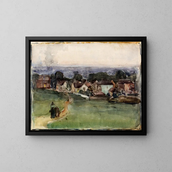 Kansas City, Kansas - Henry Ossawa Tanner — inramlat konstverk på väggen