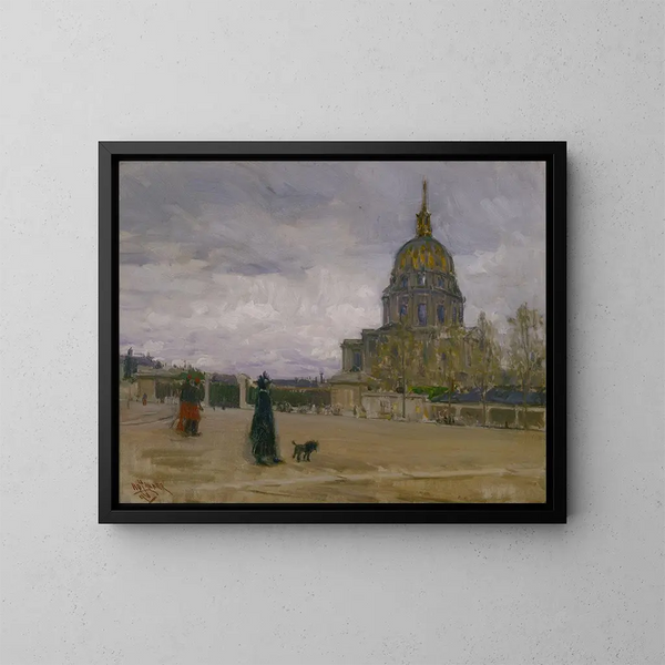 Les Invalides à Paris - Henry Ossawa Tanner — inramlat konstverk på väggen