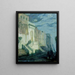 Les murs au clair de lune de Tanger - Henry Ossawa Tanner — inramlat konstverk på väggen