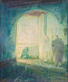 Marockanskt scen - Henry Ossawa Tanner — vy av konstverket