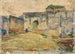 gatubild i Tanger, med krönad arkitektur - Henry Ossawa Tanner — vy av konstverket