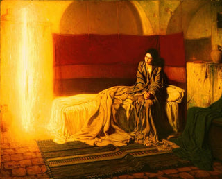 L'Annonciation - Henry Ossawa Tanner — vy av konstverket