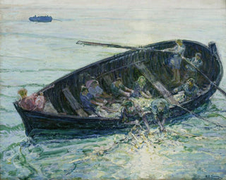 La pêche miraculeuse - Henry Ossawa Tanner — vy av konstverket