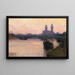 La Seine - Henry Ossawa Tanner — inramlat konstverk på väggen