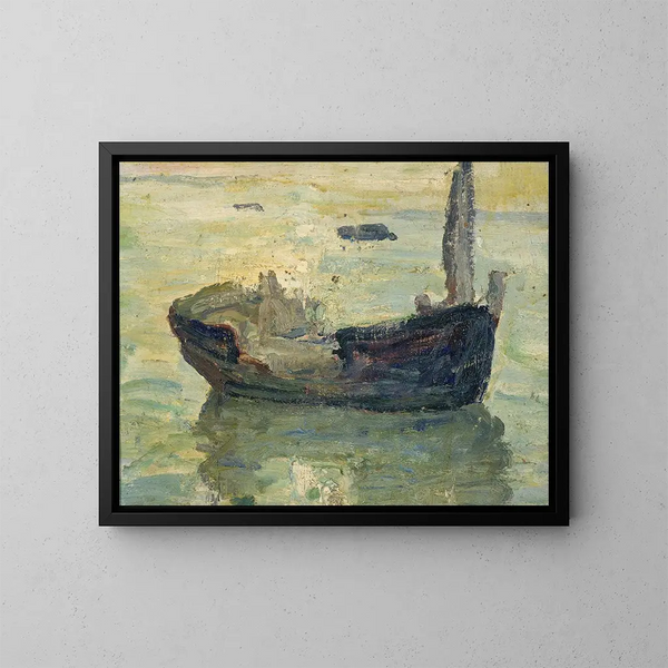 Le Naufrage - Henry Ossawa Tanner — inramlat konstverk på väggen
