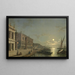 Clair de lune sur le Grand Canal à Venise - Henry Pether — inramlat konstverk på väggen