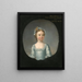 Porträtt av Barbara Repington när hon var ung flicka (1775) - Henry Pickering — inramlat konstverk på väggen