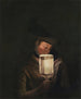 Le chanteur de ballades - Henry Robert Morland — vy av konstverket
