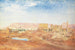 Vue du temple de Karnak depuis le lac sacré - Henry Roderick Newman — vy av konstverket