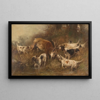 Henry Schouten - Hunting dogs catching the prey.webp