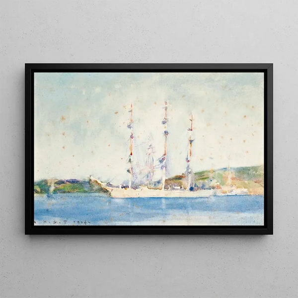 Henry Scott Tuke - A Windjammer At Anchor.webp