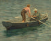 Kaptenens landstigning - Henry Scott Tuke — vy av konstverket