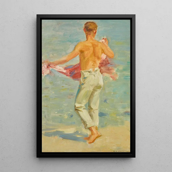 Henry Scott Tuke - Preparing to bathe.webp