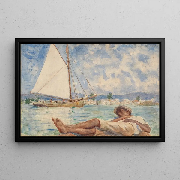 Henry Scott Tuke - Sunny hours in Jamaica.webp