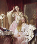 Emma och Federica Bankes från Soughton Hall - Henry Tanworth Wells — vy av konstverket