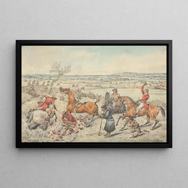 Henry Thomas Alken - The Death Yokels Watching in Foreground.webp
