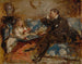 Hugh Hammersley och hans dotter Eve - Henry Tonks — vy av konstverket
