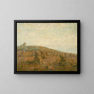 Le Champ de maïs - Henry Ward Ranger — inramlat konstverk på väggen