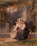 Le joueur de tambourin - Henry William — vy av konstverket
