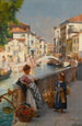 San Trovaso Venise - Henry Woods — vy av konstverket