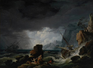 Le Naufrage - Henry d'Arles — vy av konstverket