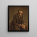 Portrait du père de l'artiste - Henryk Grombecki — inramlat konstverk på väggen