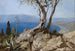 Vue du lac avec bord rocheux, vue du port avec bord rocheux - Henryk Siemiradzki — vy av konstverket