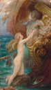 Idylle en haute mer - Herbert James Draper — vy av konstverket