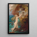 Idylle en haute mer - Herbert James Draper — inramlat konstverk på väggen