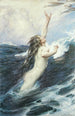 Flygande fisk - Herbert James Draper — vy av konstverket