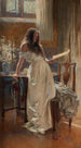 Va belle rose dis-lui qu'elle perd son temps et le mien - Herbert James Draper — vy av konstverket