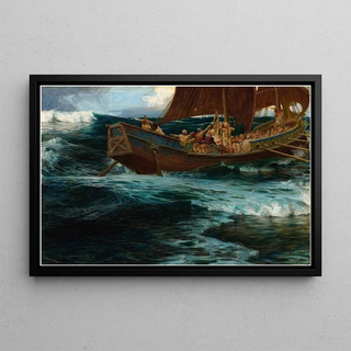 Herbert James Draper - The Wrath Of The Sea God.webp