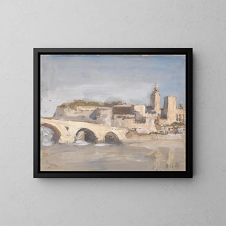 Hercules Brabazon Brabazon - Avignon Bridge over a River.webp