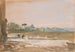 Vue lointaine de Rome - Hercules Brabazon Brabazon — vy av konstverket