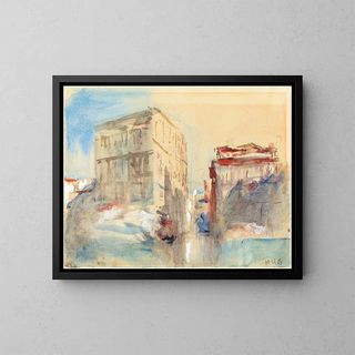 Hercules Brabazon Brabazon - Palaces on the Grand Canal in Venice.webp