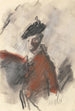 Studie efter porträttet av Cornet Nehemiah Winter 11:e Dragons av Joshua Reynolds - Hercules Brabazon Brabazon — vy av konstverket