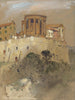 Temple de Vesta à Tivoli - Hercules Brabazon Brabazon — vy av konstverket