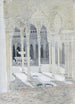 La Cour des Lions l'Alhambra Granada Spanien - Hercules Brabazon Brabazon — vy av konstverket