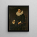 Portrait d'une femme - Hercules Sanders — inramlat konstverk på väggen