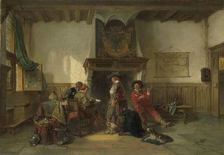 Herman Frederik Carel Ten Kate - Soldiers in a Guardsroom.webp