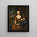 Lovisa Dorotea Sofia 1680-1705 prinsessa av Preussen - Herman Hendrik de Quiter den yngre — inramlat konstverk på väggen