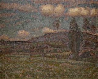 Sommarnu clouds - Herman Norrman — vy av konstverket