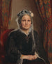 Portrait av grevinnan Julie Louise Sophie Trampe f. grevinna Ahlefeldt Laurvigen - Herman Siegumfeldt — vy av konstverket