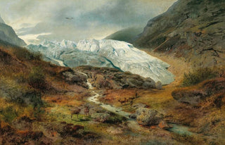 Hermann Ottomar Herzog - Gletscherlandschaft.webp