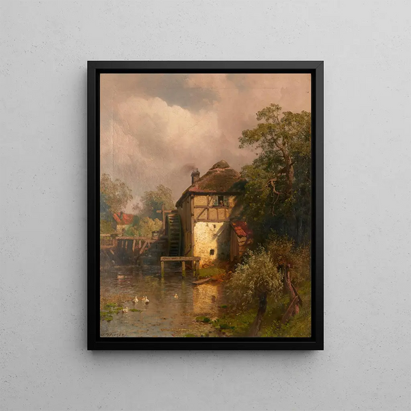 Hermann Ottomar Herzog - The Mill.webp