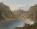 Lac des Quatre-Cantons - Hermann Ottomar Herzog — vy av konstverket