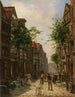 Altstadtgasse Hambourg - Hermann Rieck — vy av konstverket